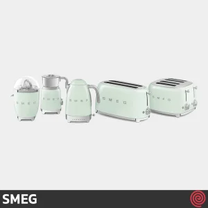 کتری برقی مدرج اسمگ مدل SMEG KLF04PG | رنگ سبز پاستلی با گنجایش 1.7 لیتر