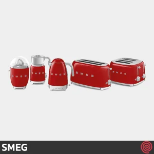 کتری برقی مدرج اسمگ مدل SMEG KLF04RD | رنگ آبی پاستلی با گنجایش 1.7 لیتر