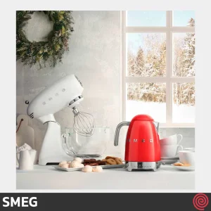 کتری برقی مدرج اسمگ مدل SMEG KLF04RD | رنگ آبی پاستلی با گنجایش 1.7 لیتر