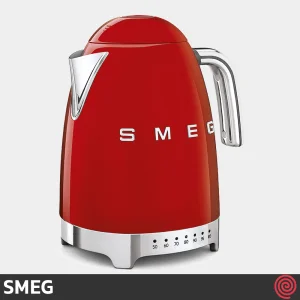 کتری برقی مدرج اسمگ مدل SMEG KLF04RD | رنگ آبی پاستلی با گنجایش 1.7 لیتر