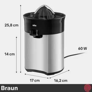آب مرکبات گیر تک کاره براون مدل Braun CJ5050 | رنگ مشکی