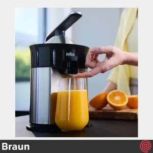 آب مرکبات گیر تک کاره براون مدل Braun CJ7050 | رنگ مشکی با اهرم فشاری