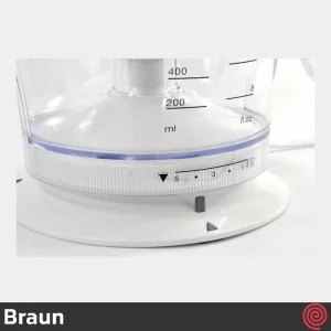 آب مرکبات گیر تک کاره براون مدل Braun MPZ9 | رنگ سفید گنجایش 1 لیتر