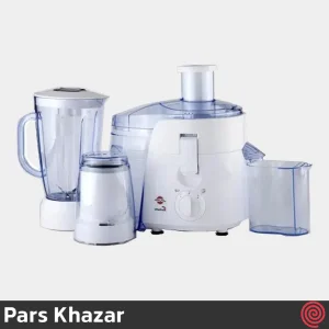 آبمیوه گیری 3 کاره پارس خزر مدل ویتافروت - Pars Khazar VitaFruit |  با پارچ شیشه ای