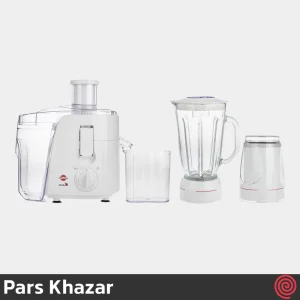 آبمیوه گیری 3 کاره پارس خزر مدل ویتافروت - Pars Khazar VitaFruit |  با پارچ پلاستیکی
