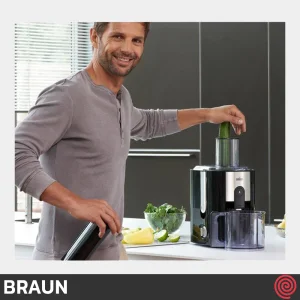آبمیوه گیری تک کاره براون مدل Braun J500BK | دو سرعته با توان 900 وات