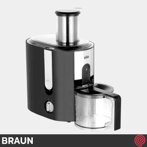 آبمیوه گیری تک کاره براون مدل Braun J500BK | دو سرعته با توان 900 وات