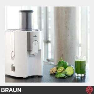 آبمیوه گیری تک کاره براون مدل Braun J500WH | دو سرعته با توان 900 وات
