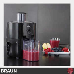 آبمیوه گیری تک کاره براون مدل Braun SJ3100BK | با توان 500 وات