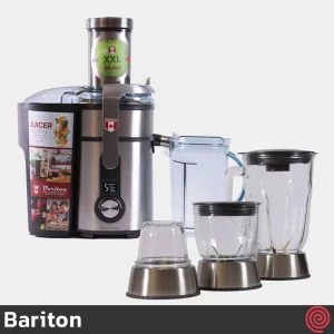 آبمیوه گیری 4 کاره باریتون مدل Bariton BJ-13004ST | با توان 1300 وات