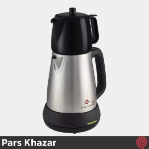 چای ساز روهمی پارس خزر مدل دم آور گرمنوش - Pars Khazar GarmNoosh | گنجایش 1.8 لیتر