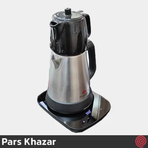 چای ساز روهمی پارس خزر مدل دم آور دیجیتال گرمنوش Pars Khazar  | گنجایش 1.8 لیتر