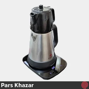چای ساز روهمی پارس خزر مدل دم آور دیجیتال گرمنوش Pars Khazar  | گنجایش 1.8 لیتر