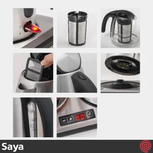 چای ساز صفحه ای سایا مدل نیوشا - Saya Newsha | گنجایش 1.8 لیتر