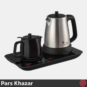 چای ساز صفحه ای پارس خزر مدل دیجیتال گرمنوش - Pars Khazar Garmnoush | گنجایش 1.8 لیتر