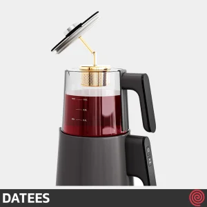 چای ساز روهمی داتیس مدل DATEES DTM-118 | رنگ طوسی با گنجایش 1.7 لیتر