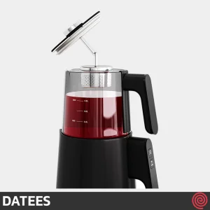 چای ساز روهمی داتیس مدل DATEES DTM-118 | رنگ مشکی با گنجایش 1.7 لیتر