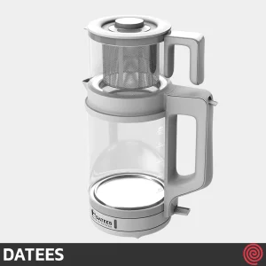 چای ساز روهمی داتیس مدل DATEES DTM-110 | رنگ سفید با گنجایش 2.5 لیتر