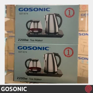 چای ساز صفحه ای گوسونیک مدل GOSONIC GST-874 | گنجایش 1.7 لیتر