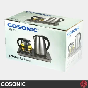 چای ساز صفحه ای گوسونیک مدل GOSONIC GST-875 | گنجایش 1.7 لیتر