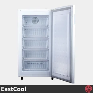 فضای داخلی فریزر تک 9 فوت مدل EastCool TM-2999-95