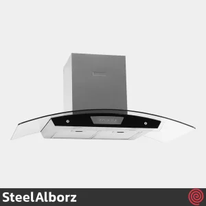 هود شومینه ای استیل البرز مدل SteelAlborz SA-102 | سایز 90 با موتور 3 دور