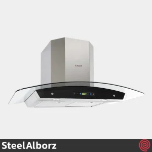 هود شومینه ای استیل البرز مدل SteelAlborz SA-105 | سایز 90 با موتور 3 دور