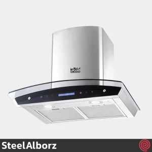 هود شومینه ای استیل البرز مدل SteelAlborz SA-107 | سایز 60 با موتور 3 دور