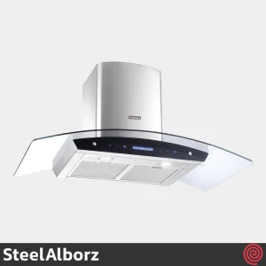 هود شومینه ای استیل البرز مدل SteelAlborz SA-118 | سایز 90 با موتور 3 دور
