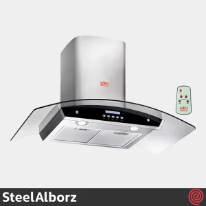هود شومینه ای استیل البرز مدل SteelAlborz SA-120 | سایز 90 با موتور 3 دور