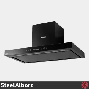 هود شومینه ای تخت استیل البرز مدل SteelAlborz SA-202B | سایز 90 با موتور 4 دور