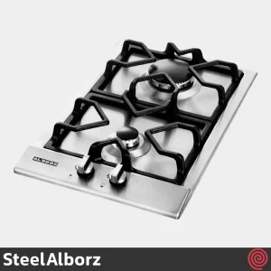 اجاق گاز صفحه ای 2 شعله استیل البرز مدل SteelAlborz S-2301 | بدنه استیل