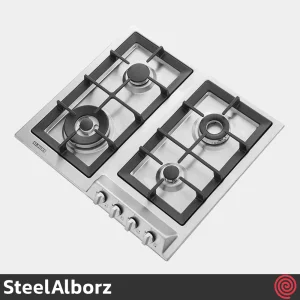 اجاق گاز صفحه ای 4 شعله استیل البرز مدل SteelAlborz S-4605(Chef) | بدنه استیل