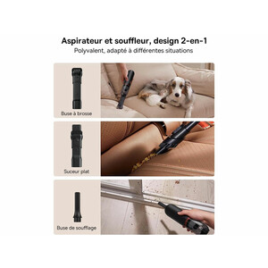 جارو شارژی قابل حمل بیسوس Baseus A2Pro Cordless Car Vacuum Cleaner 6000Pa VCAQ040001