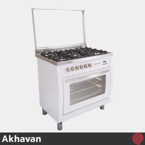 اجاق گاز فر دار 5 شعله اخوان مدل Akhavan M11-EDTR | رنگ سفید