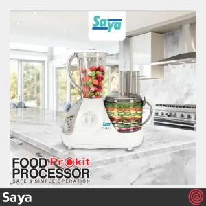 غذاساز 11 کاره سایا مدل پروکیت - Saya prokit | رنگ مشکی با توان 750 وات