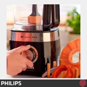 غذاساز 31 کاره فیلیپس مدل Philips PowerChop HR7530 | رنگ مشکی با توان 850 وات