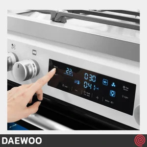 اجاق گاز فر دار 5 شعله دوو مدل DGC5-2111N  | رنگ استیل