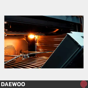 اجاق گاز فر دار 5 شعله دوو مدل DGC5-2101 | رنگ استیل