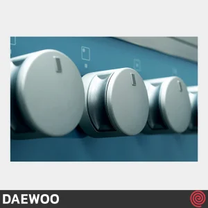 اجاق گاز فر دار 5 شعله دوو مدل DGC5-2101 | رنگ استیل
