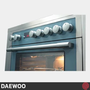 اجاق گاز فر دار 5 شعله دوو مدل Daewoo DGC5-2101 | رنگ استیل