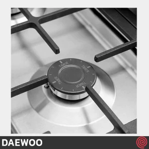 اجاق گاز فر دار 5 شعله دوو مدل DGC5-2101 | رنگ استیل