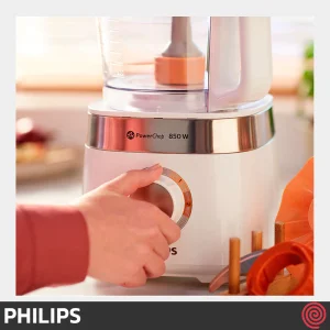 غذاساز 30 کاره فیلیپس مدل Philips PowerChop HR7520 | رنگ سفید با توان 850 وات