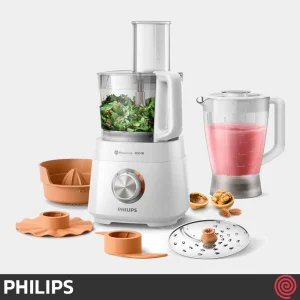 غذاساز 29 کاره فیلیپس مدل Philips PowerChop HR7510 | رنگ سفید با توان 800 وات