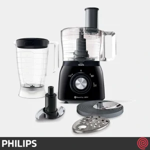 غذاساز 21 کاره فیلیپس مدل Philips HR7631 | رنگ مشکی با توان 600 وات