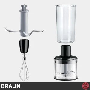 گوشت کوب برقی چند کاره براون مدل Braun MQ 9195XLI | با توان 1200 وات
