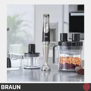 گوشت کوب برقی چند کاره براون مدل Braun MQ 9195XLI | با توان 1200 وات