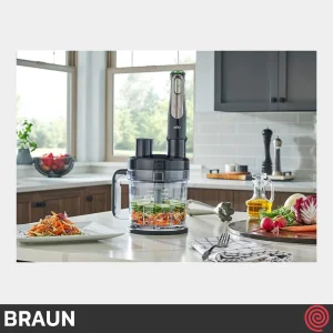 گوشت کوب برقی چند کاره براون مدل Braun MQ 9195XLI | با توان 1200 وات