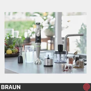 گوشت کوب برقی چند کاره براون مدل Braun MQ 9138XI | با توان 1200 وات