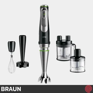 گوشت کوب برقی چند کاره براون مدل Braun MQ 9187XLI | با توان 1200 وات
